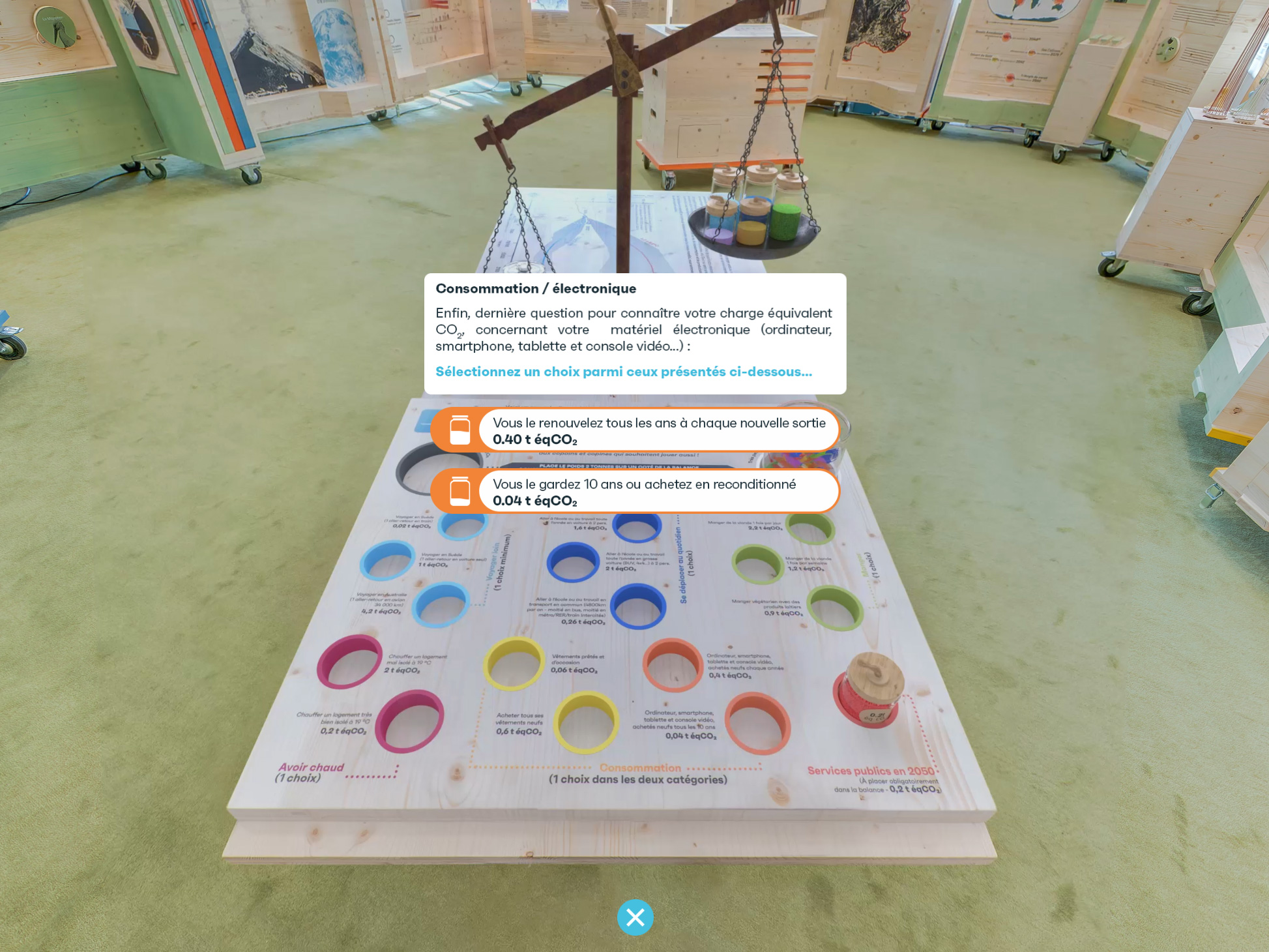 Visite virtuelle 360 jeu interactif meteo climat