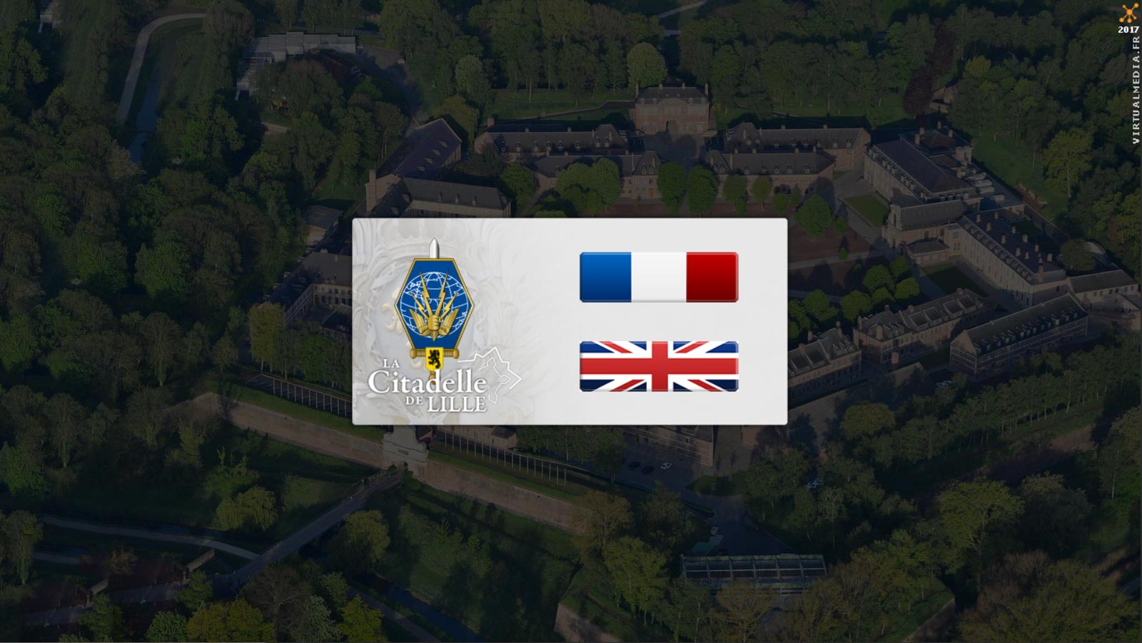 Exemple de visite virtuelle multilangue : Citadelle de Lille