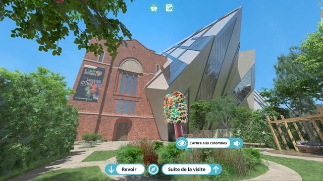 Exemple de visite virtuelle : musée virtuel