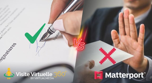 Matterport comparatif cession des droits