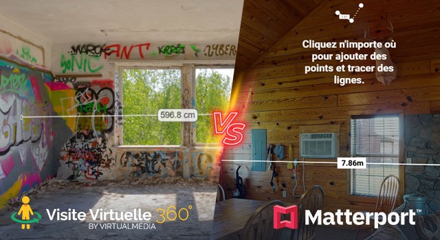 Matterport comparatif mesure3d