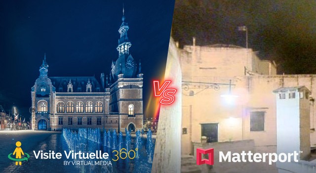 Matterport comparatif sombre