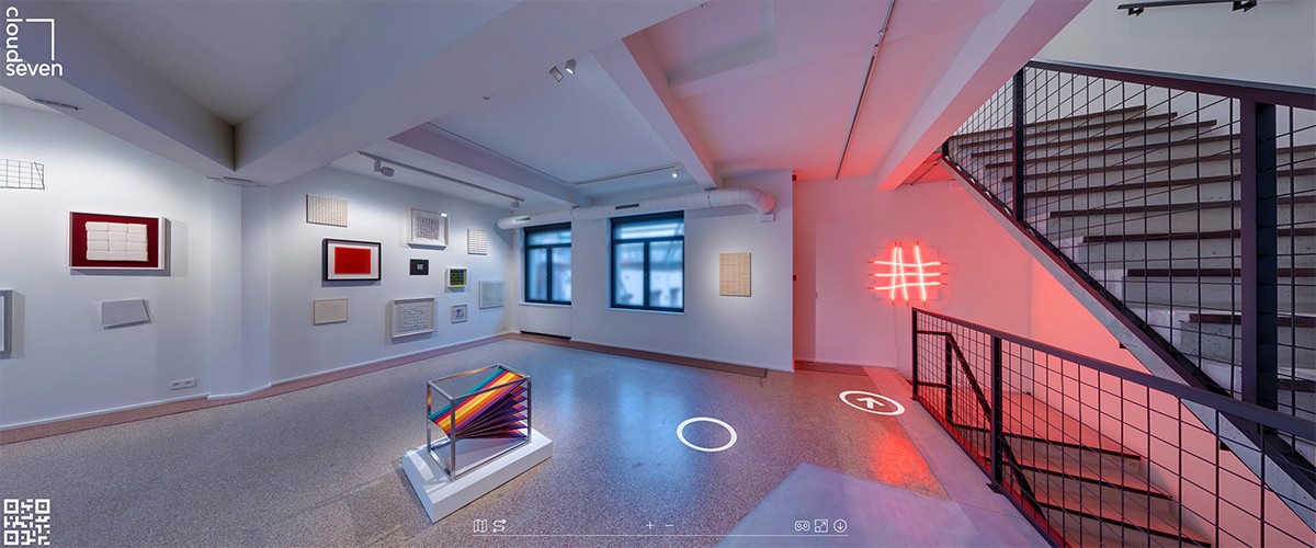 Realisation visite virtuelle 360 enrichie collection et espace exposition art contemporain