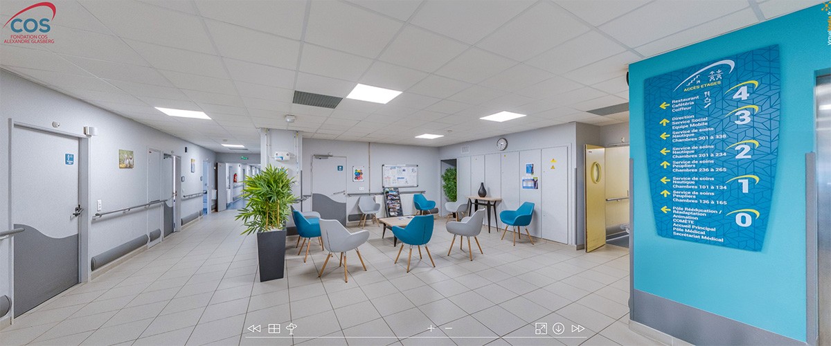 Visite virtuelle d’un établissement médical