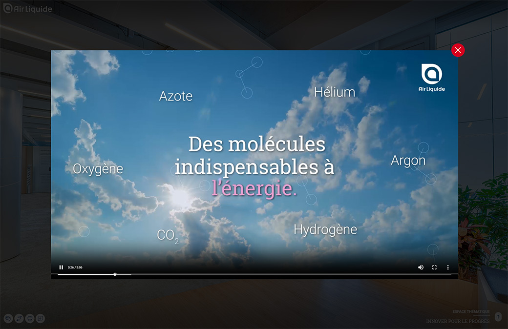 visite virtuelle showroom air liquide - video zoom