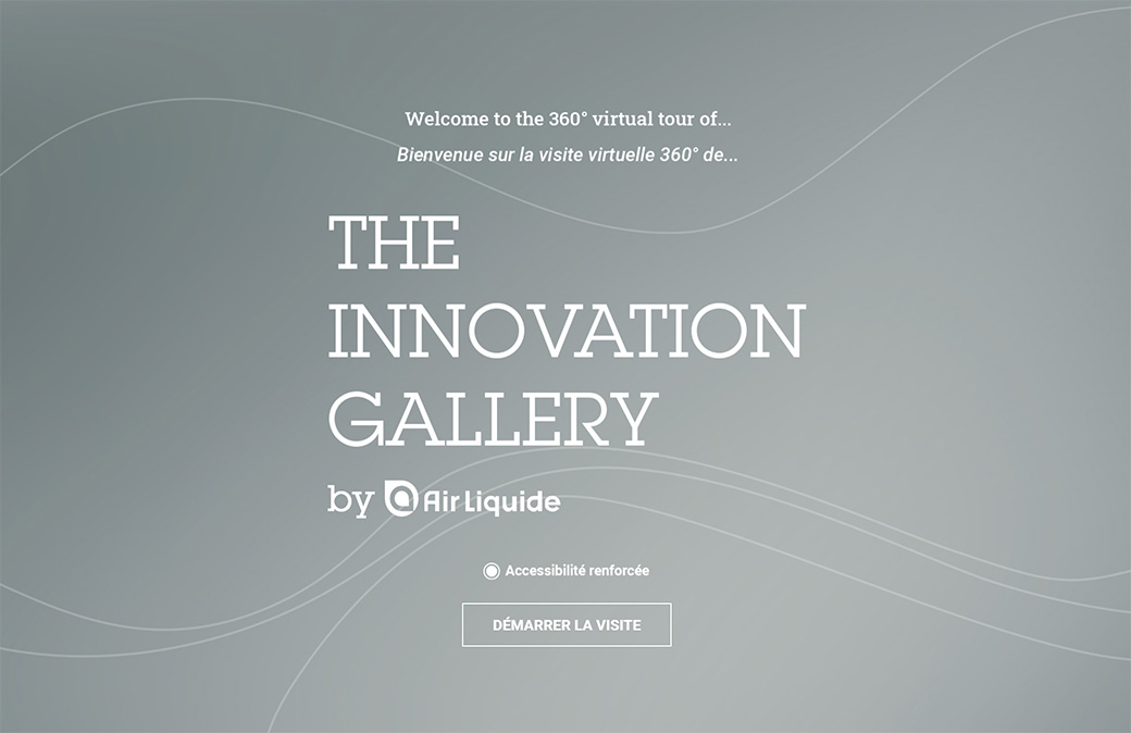 visite virtuelle showroom air liquide - intro