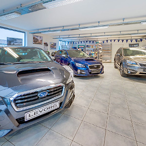 visite virtuelle photo showroom concessionnaire subaru