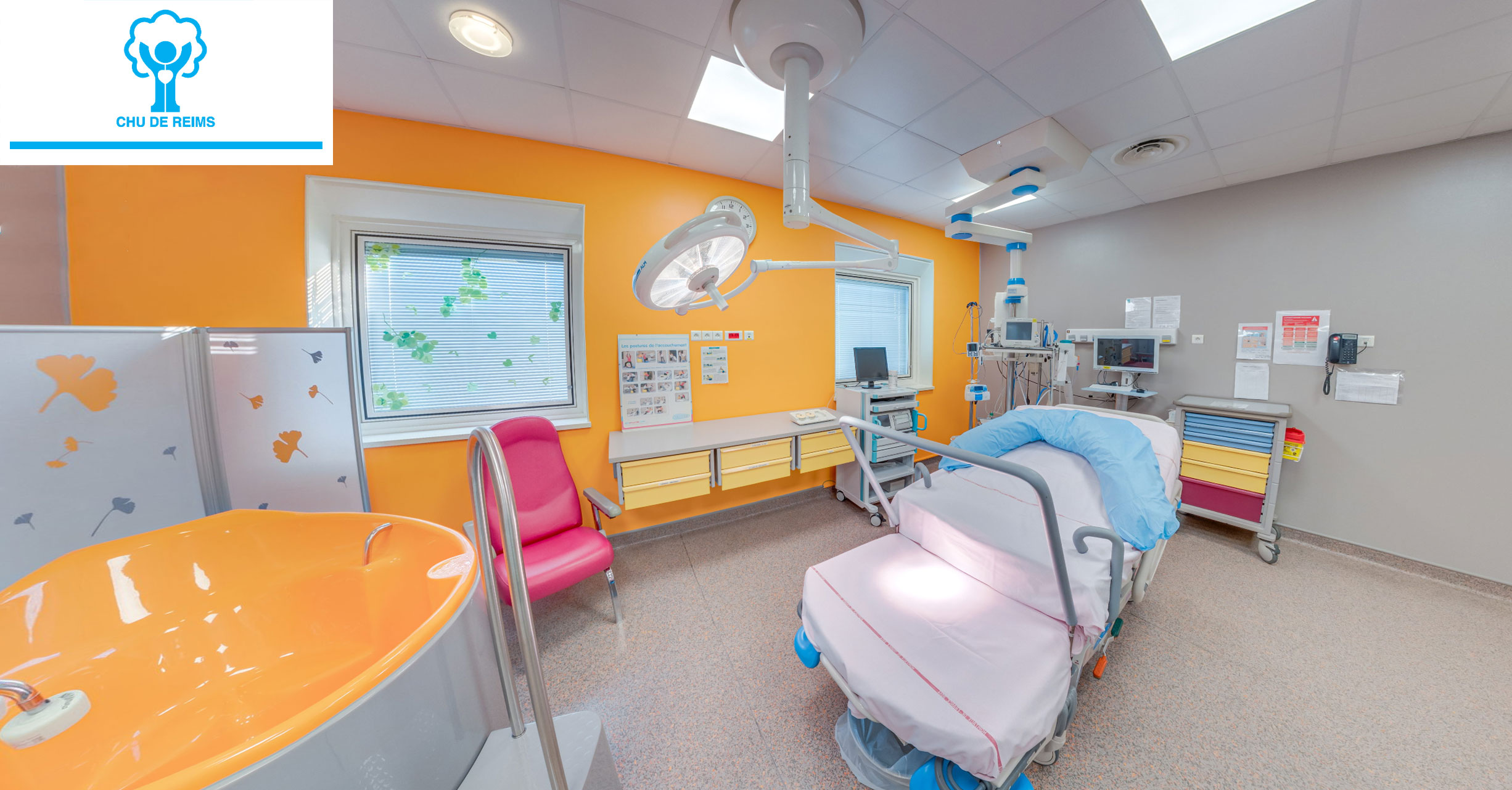 'Maternité - CHU de Reims - Visite virtuelle 360°